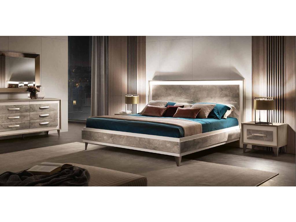 Arredo Classic: Ambra: кровать 180х200 (вяз светлый)
