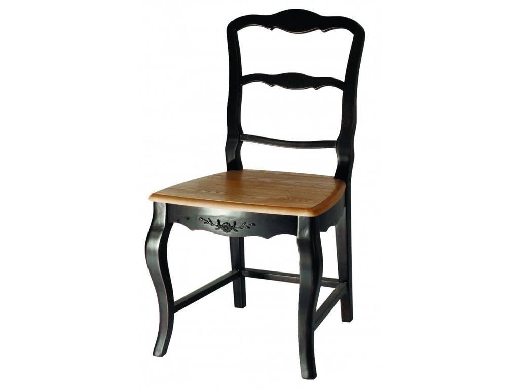 Mobilier de Maison: Provence: стул  с эффектом старения (черный)