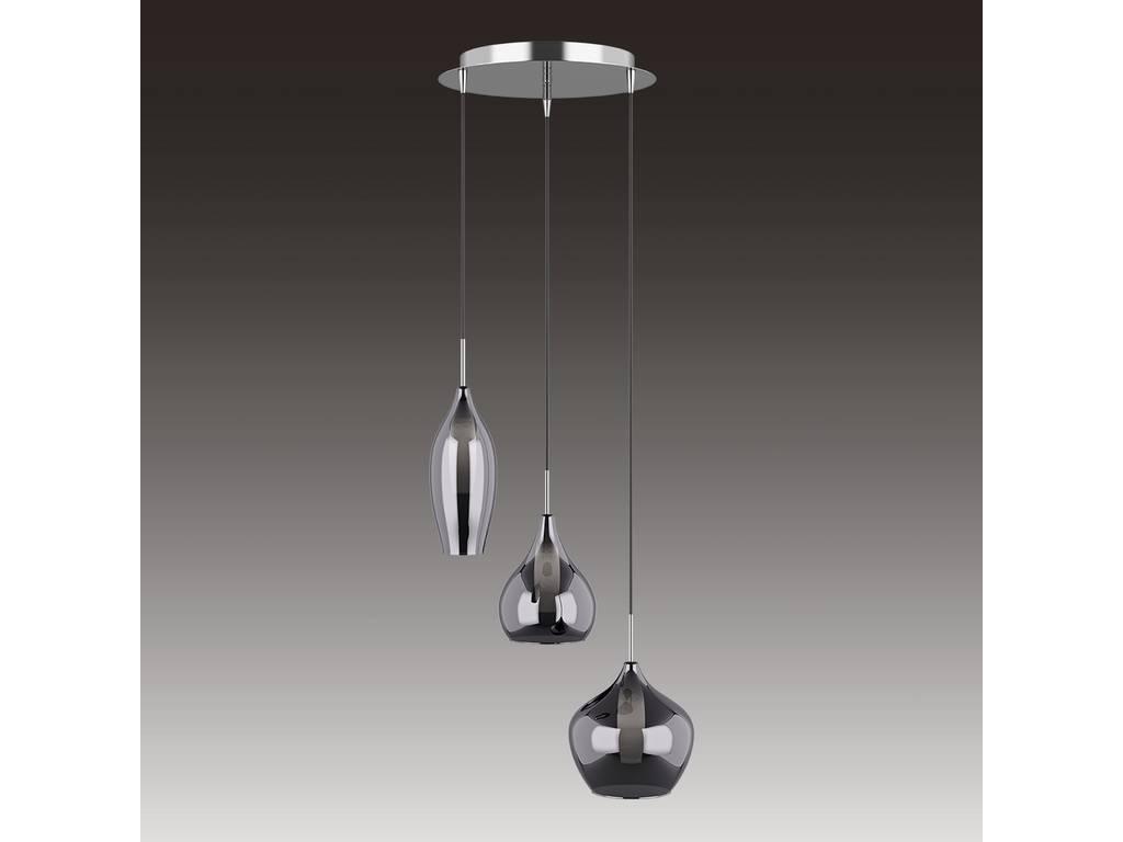 Lightstar: Pentola: люстра подвесная 3х25W G9 (белый, дымчатый)