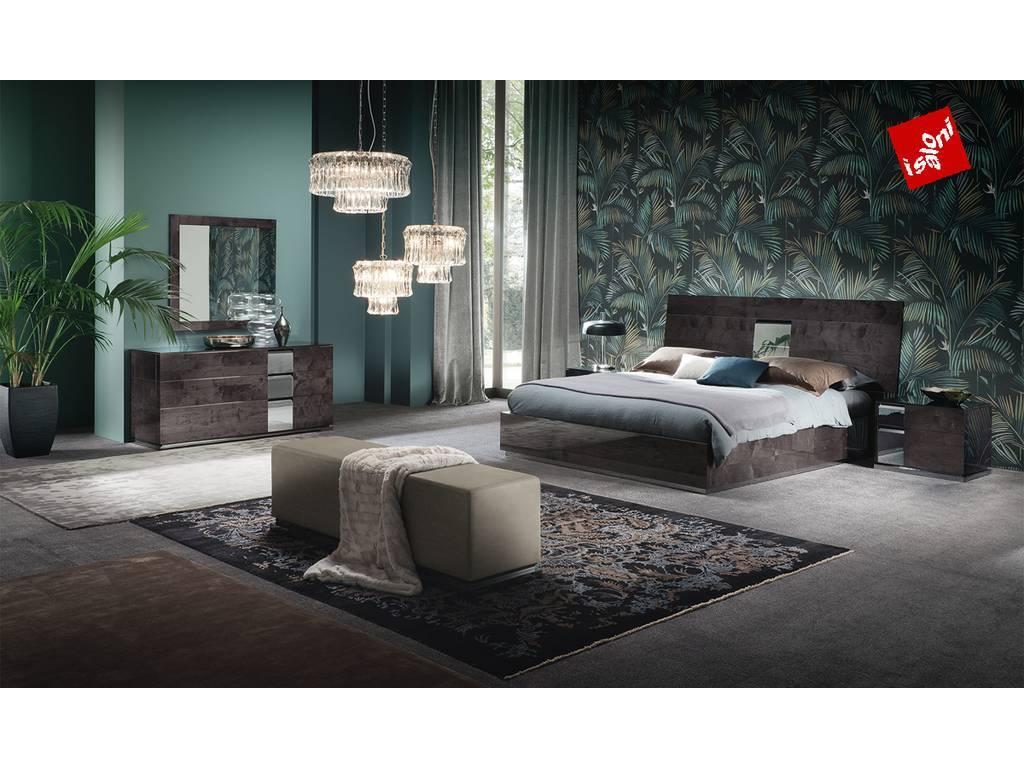 ALF: Heritage: спальная комната (dark velvet birch high gloss)