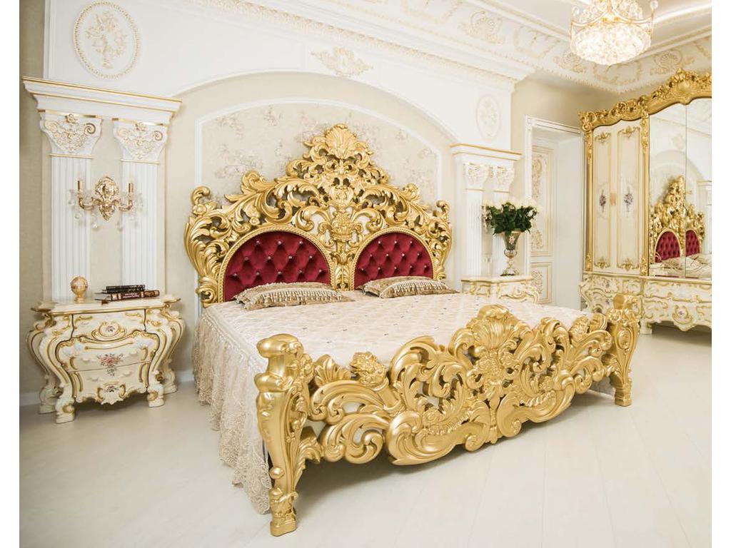 Кровать двуспальная Мэри Барокко Люкс