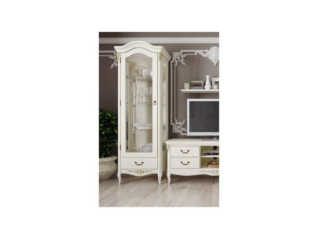 Витрина 1 дверная LAtelier Du Meuble Romantic Gold