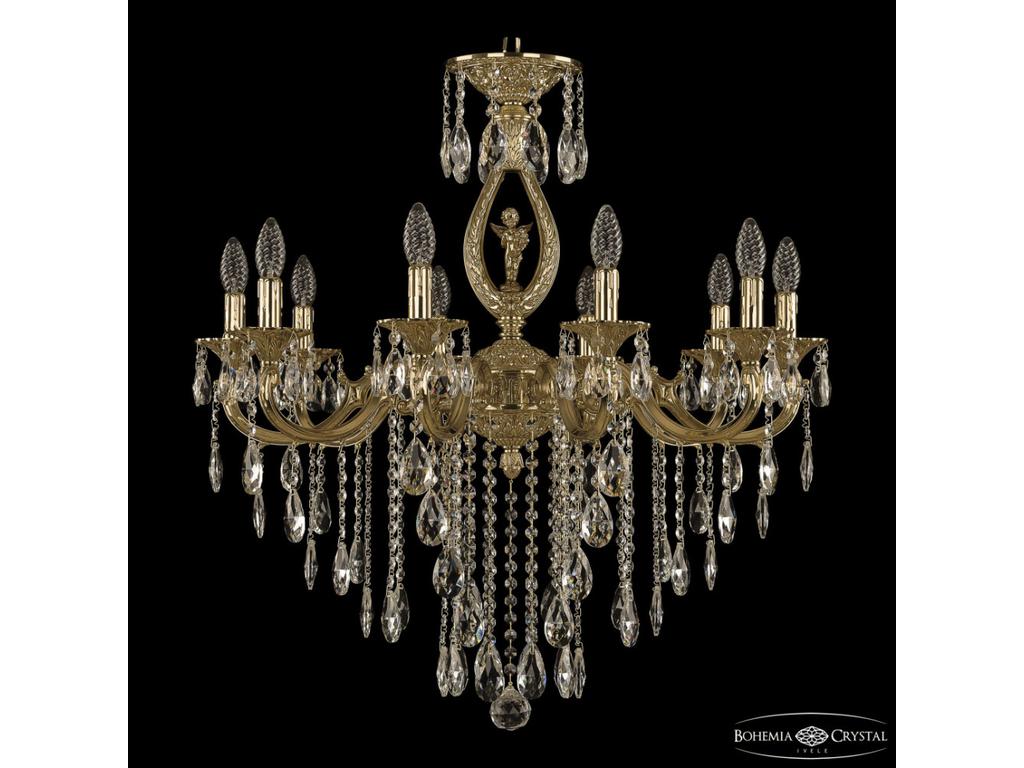 Bohemia Ivele Crystal: 71401/10/250 B G FA10M: люстра хрустальная (прозрачный)