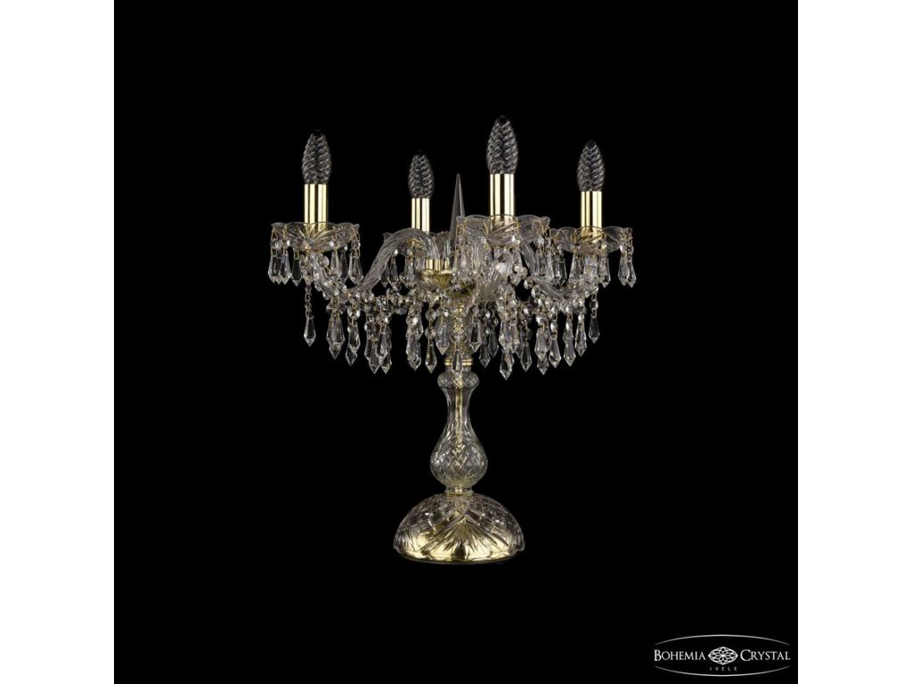 Bohemia Ivele Crystal: 1403L/4/141-47 G: лампа настольная (прозрачный)