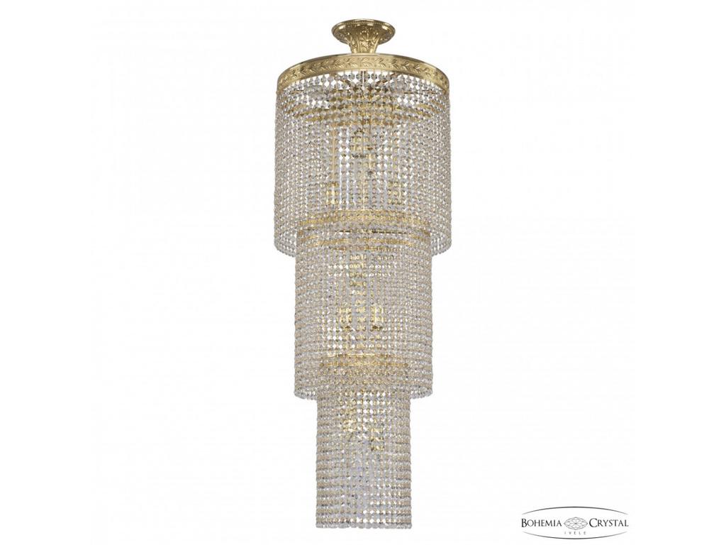 Bohemia Ivele Crystal: 83301/40IV-100 G: люстра хрустальная каскад (прозрачный)