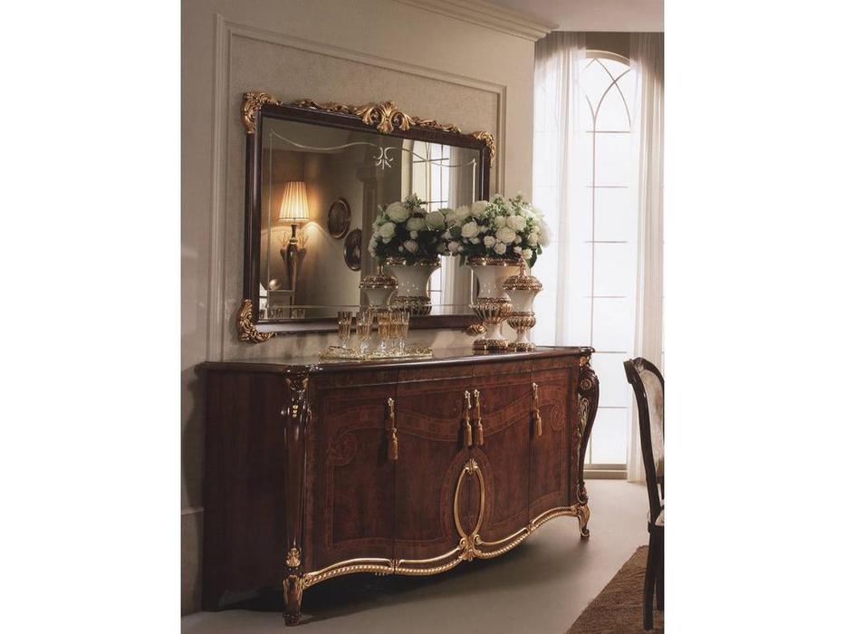 Arredo Classic: Donatello: зеркало для прилавка 4-х дв. (орех)
