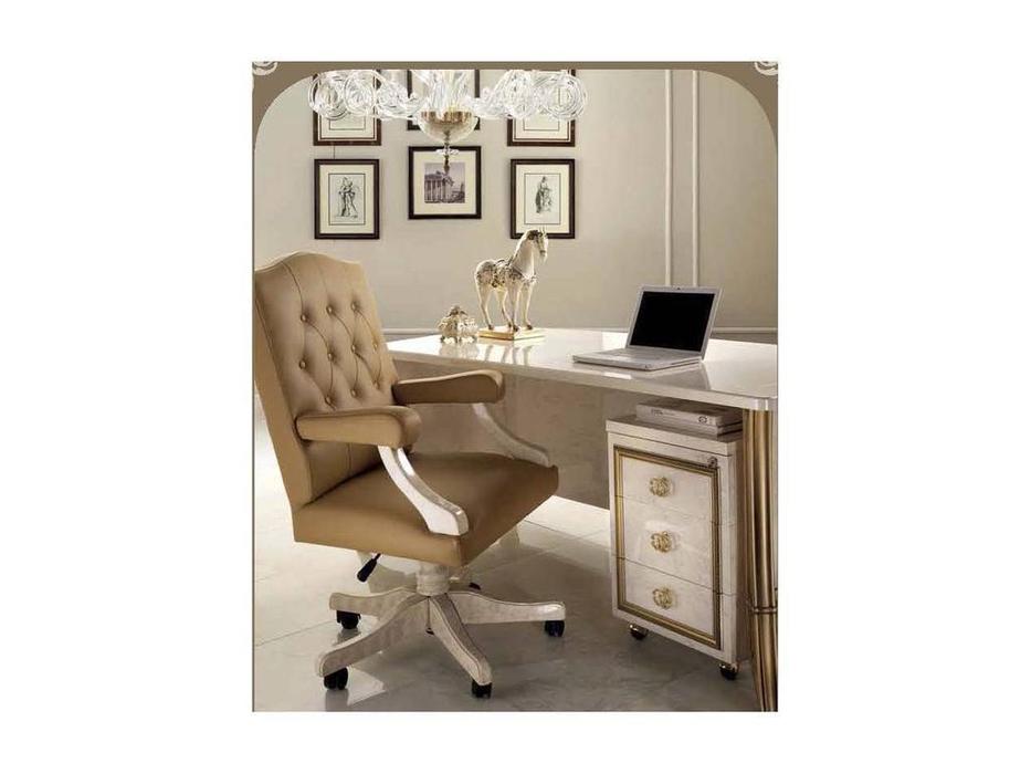 Arredo Classic: Melodia: кресло вращающееся (слоновая кость, тк.кат А)