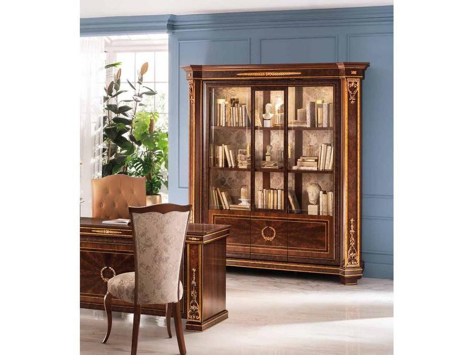 Arredo Classic: Modigliani: шкаф книжный стенка зеркало (орех)