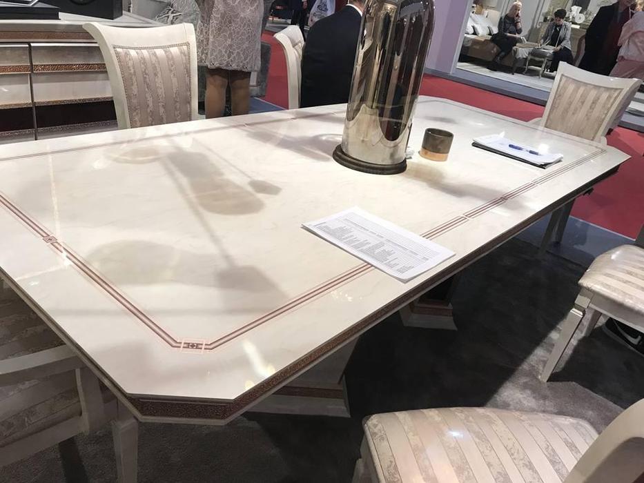 Arredo Classic: Dolce Vita: стол обеденный раскладной 200/250/300 (слоновая кость)