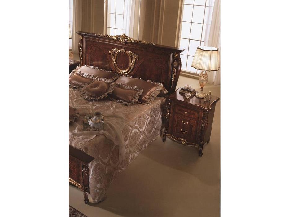 Arredo Classic: Donatello: кровать 160х190 Queen (тёмный орех)