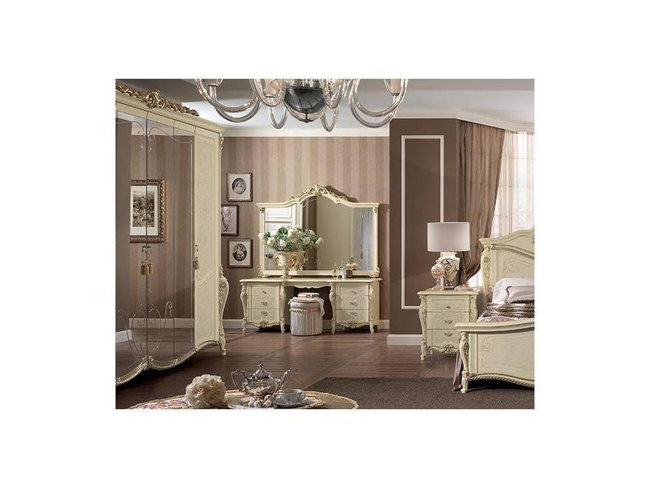 Arredo Classic: Tiziano: стол туалетный (слоновая кость с золотом)