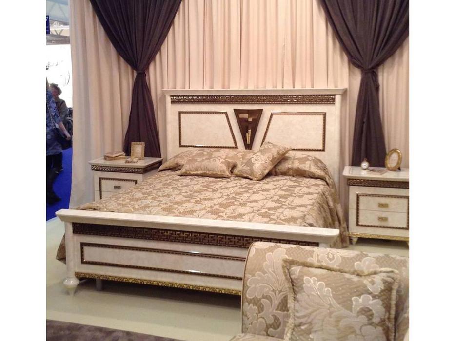 Arredo Classic: Fantasia: кровать 180х200  (кремовый мраморный)