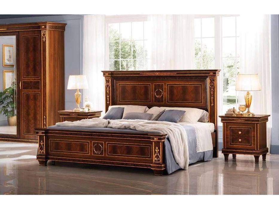 Arredo Classic: Modigliani: кровать 160х190/200 (орех)