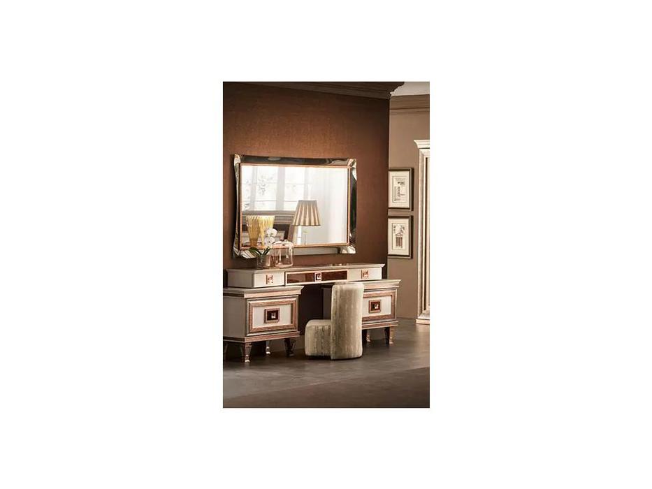 Arredo Classic: Dolce Vita: зеркало в стелянной раме   (крем, золото)