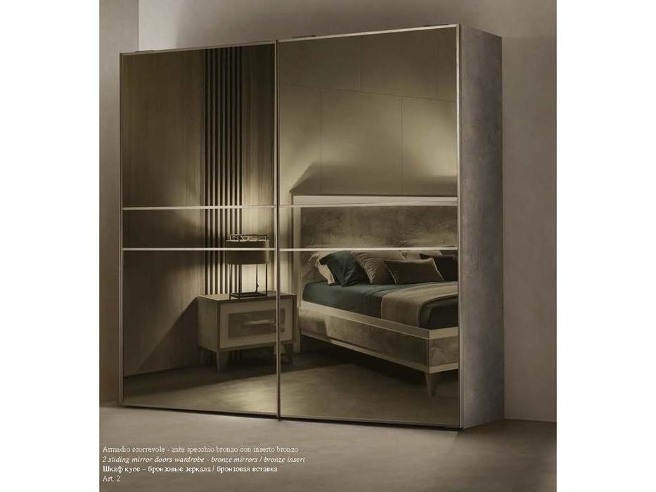 Arredo Classic: Ambra: шкаф-купе 2 дв (вяз светлый)