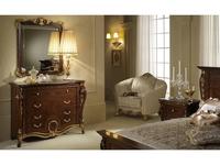 Arredo Classic: Donatello: комод 4 ящика (тёмный орех)