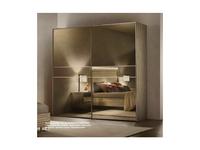 Arredo Classic: Luce: шкаф купе 2 дверный зеркальный бронза  (светлый)