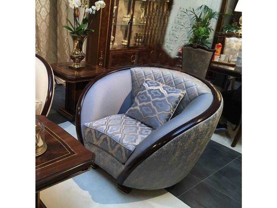 Arredo Classic: Modigliani: кресло кат В с простежкой (синий)