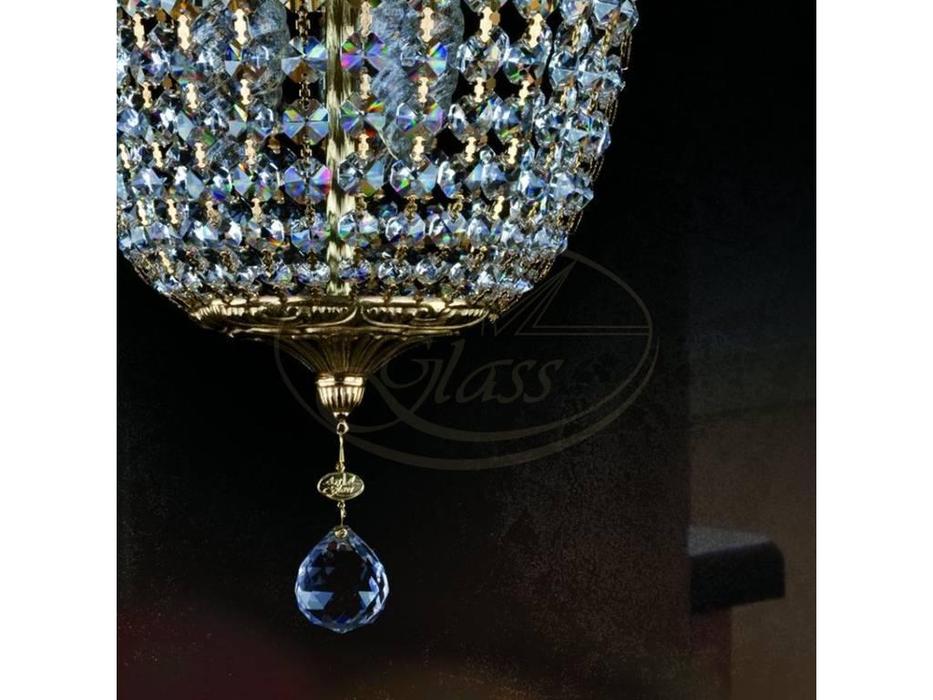 Artglass: люстра ARTEMIS II (никель) 4x40 W