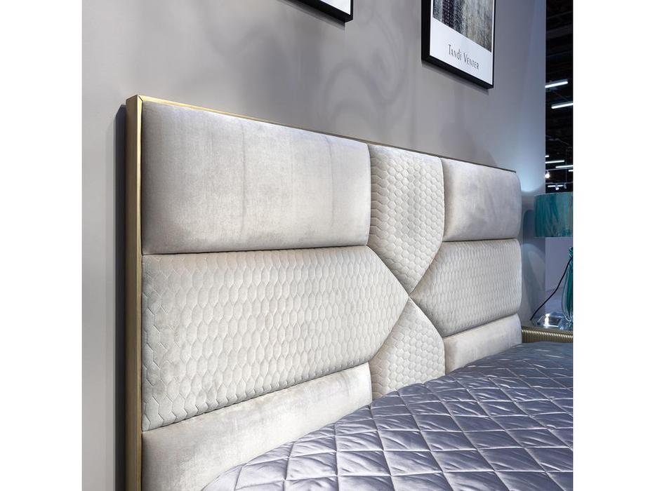 Fratelli Barri: Forli: кровать 180х200  с подъемным механизмом (серебристый)