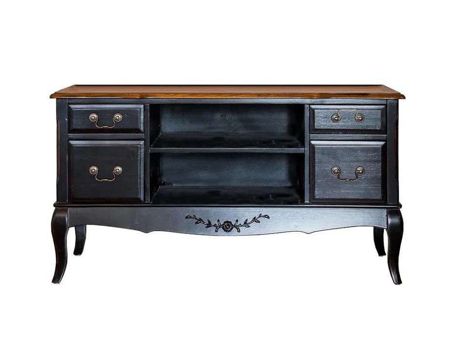 Mobilier de Maison: Provence: тумба под телевизор  (черный со старением)