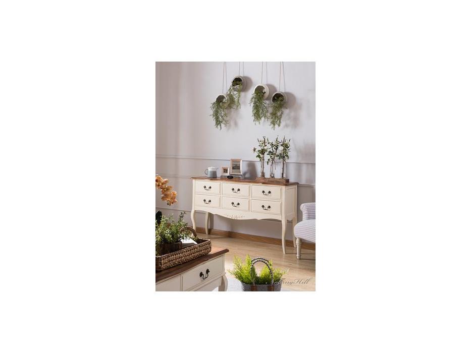 Mobilier de Maison: Provence: консоль  с эффектом старения (молочный)