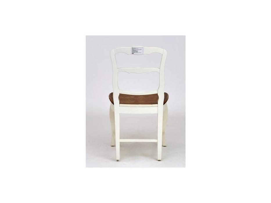 Mobilier de Maison: Provence: стул  с деревянным сиденьем (молочный)