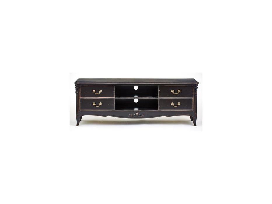 Mobilier de Maison: Provence: тумба под телевизор  (черный со старением)