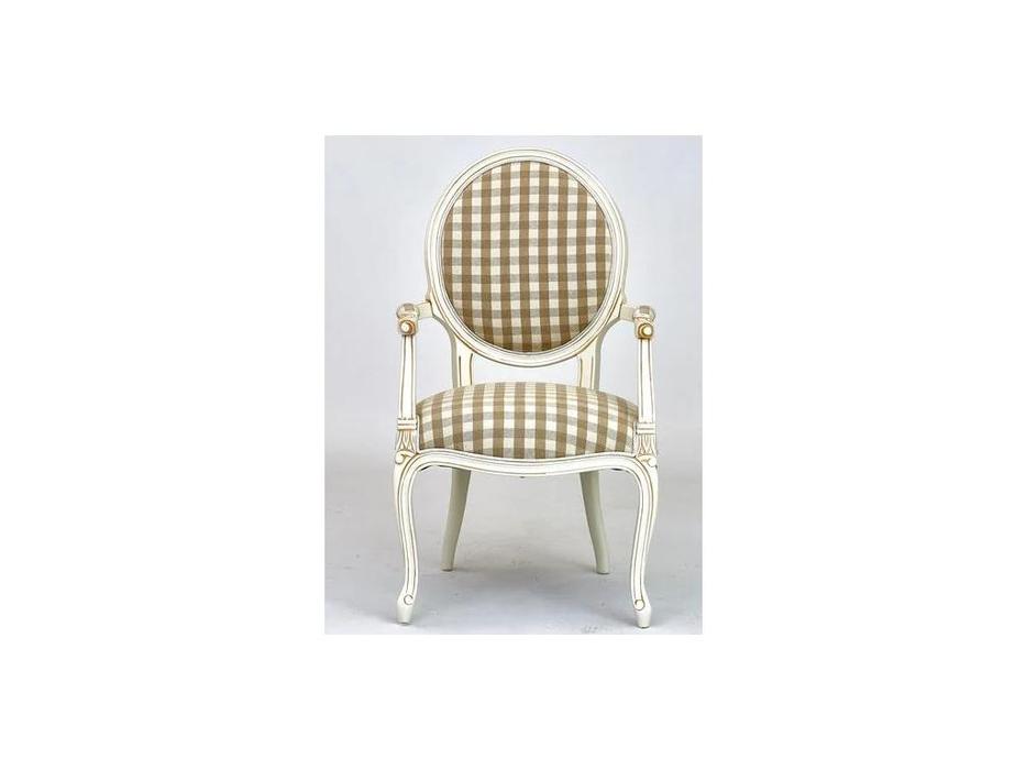 Mobilier de Maison: Provence: стул с подлокотниками  (айвори)