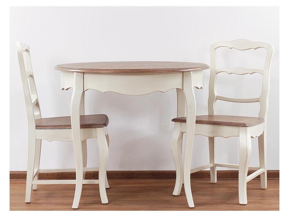 Mobilier de Maison: Provence: стул  с эффектом старения (молочный)