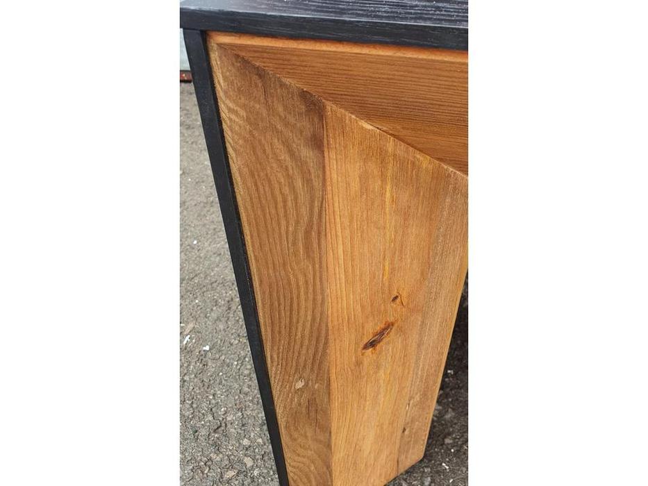 Mobilier de Maison: Wooden Vintage Loft: консоль  (дуб,черный)