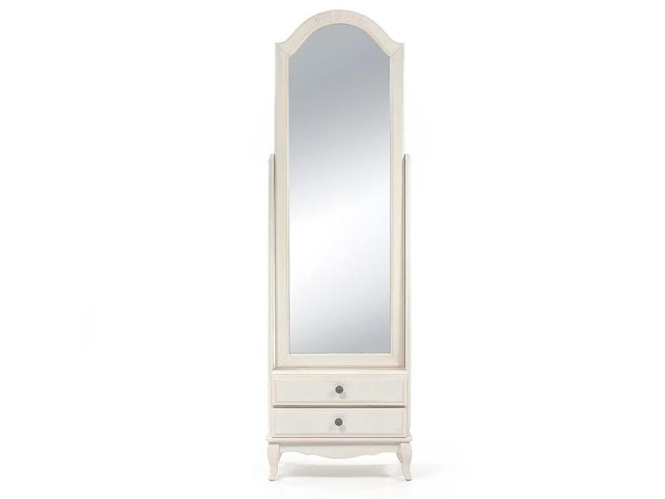 Mobilier de Maison: Provence: зеркало напольное  с эффектом старения (молочный)