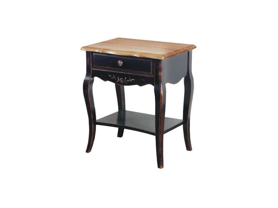 Mobilier de Maison: Provence: тумба прикроватная  (черный со старением)