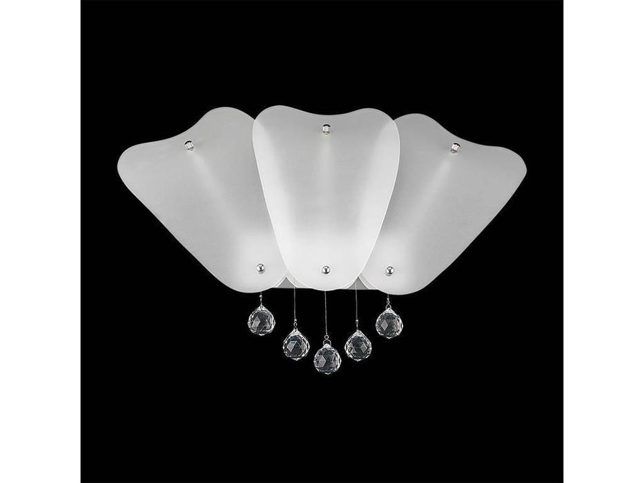 Lightstar: Lobo: бра  2 x G9 max 40W (хром, стекло матовое)