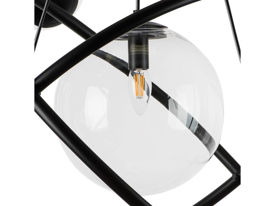 Lightstar: Croco: люстра  12х28W E14 (черный матовый)