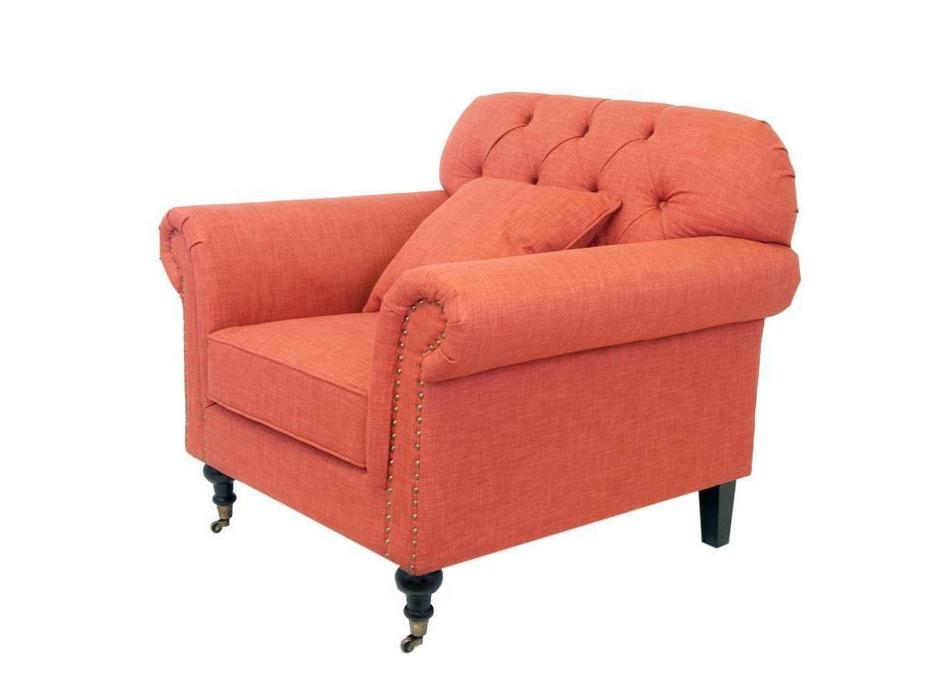 Interior: Kavita orange: кресло  на колесиках (оранжевый)
