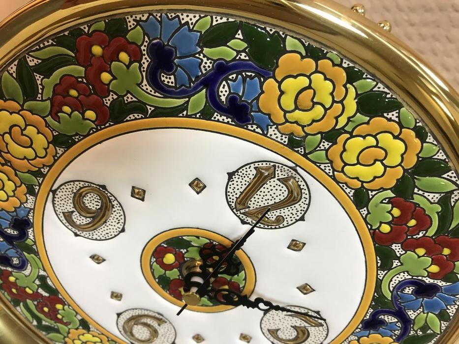Artecer: тарелка-часы настенные  диаметр 21см
