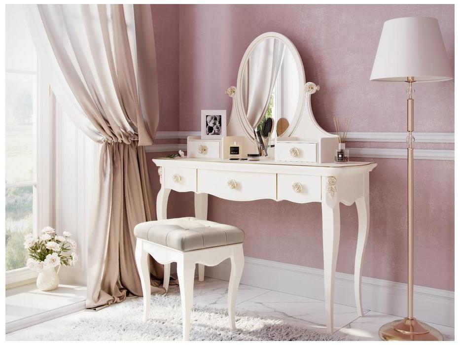 LAtelier Du Meuble: Golden Rose: зеркало настольное (слоновая кость с золотой патиной)