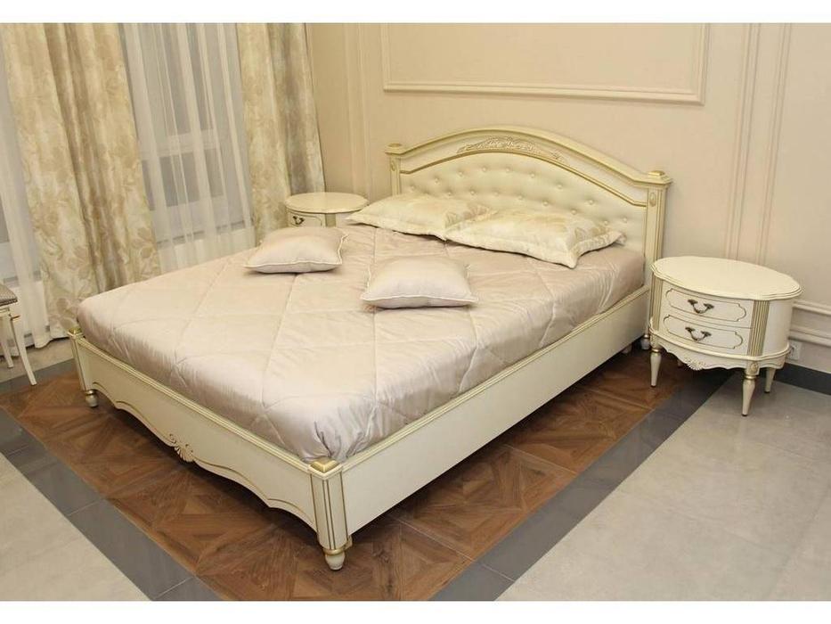 Юта: Палермо: кровать 180х200  (шампань)