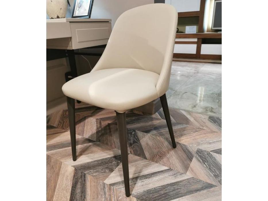 Mod Interiors: Marbella: стул  (серо-бежевый, орех)