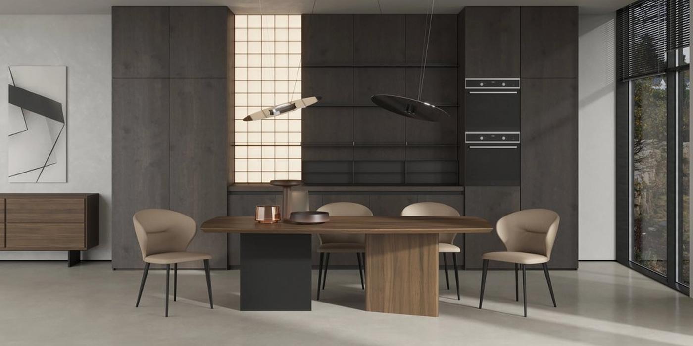 Mod Interiors: Miramar: стул  (бежевый, черный)