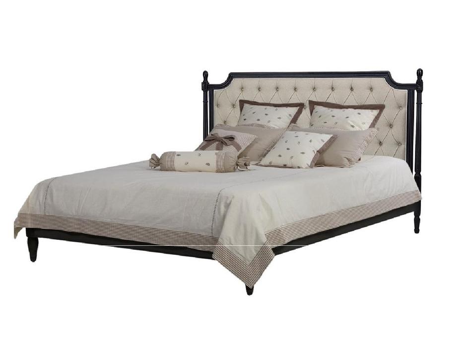 CUF Limited: Provence Noir&Blanc: кровать 180х200  S01 (черный)