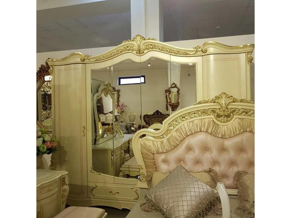 FurnitureCo: Джульетта: шкаф 6 дверный  (бежевый)