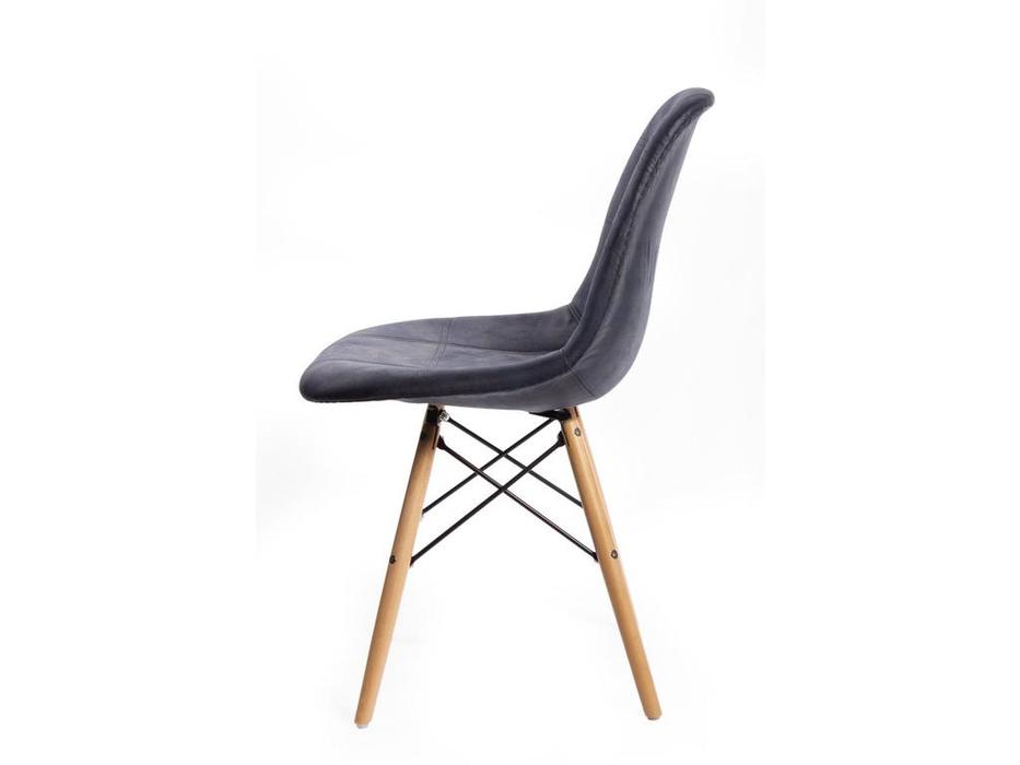 Bradex: Eames DSW leather: стул  (черный)