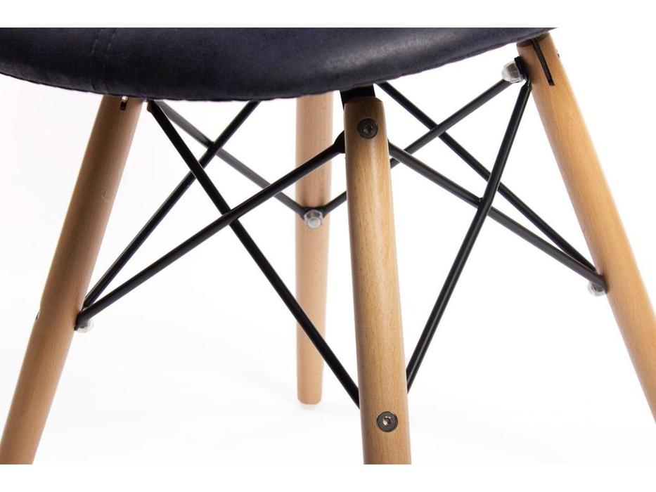 Bradex: Eames DSW leather: стул  (черный)