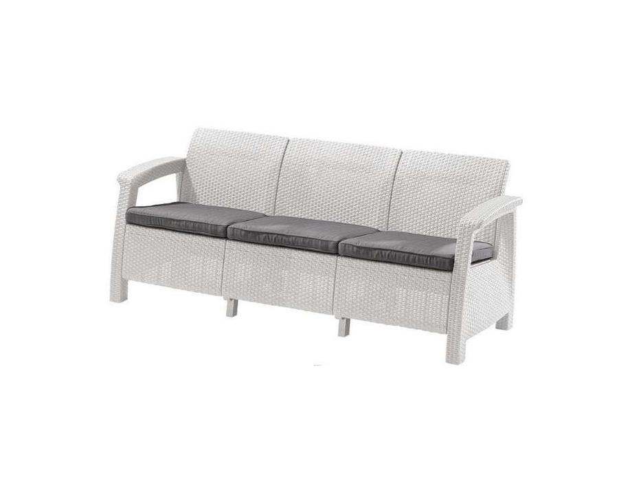 Tweet: Sofa: диван 3 местный (белый)