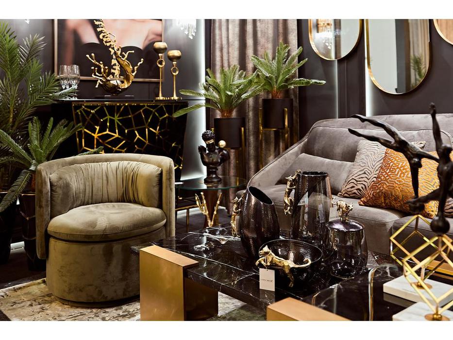 Garda Decor: GD: кресло поворотное  (зеленое)