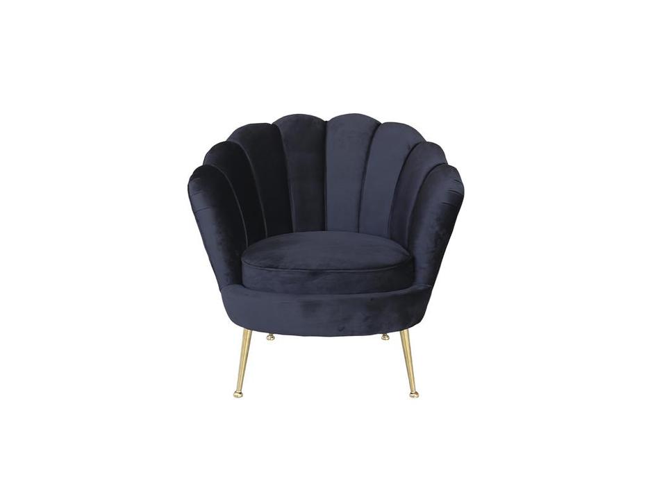 Garda Decor: GD: кресло  велюровое (черное)