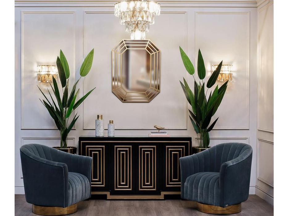 Garda Decor: GD: кресло вращающееся  (синий)