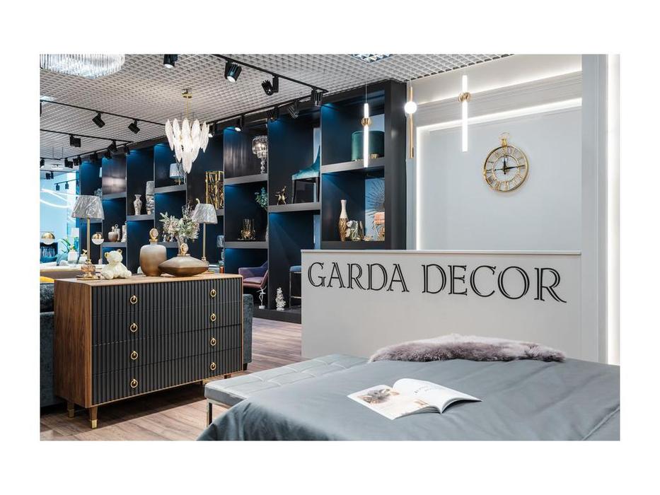 Garda Decor: GD: комод  с 4-мя ящиками (темный)